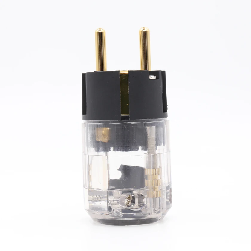 2pieces P-029E EU version hifi power plug hifi audio power cable