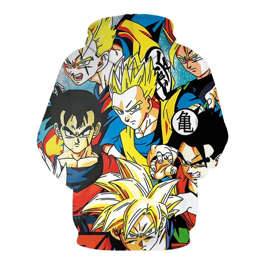 Новые толстовки Супер Saiyan Red Goku Fighting together толстовки пуловеры для мужчин и женщин верхняя одежда с длинными рукавами новые толстовки