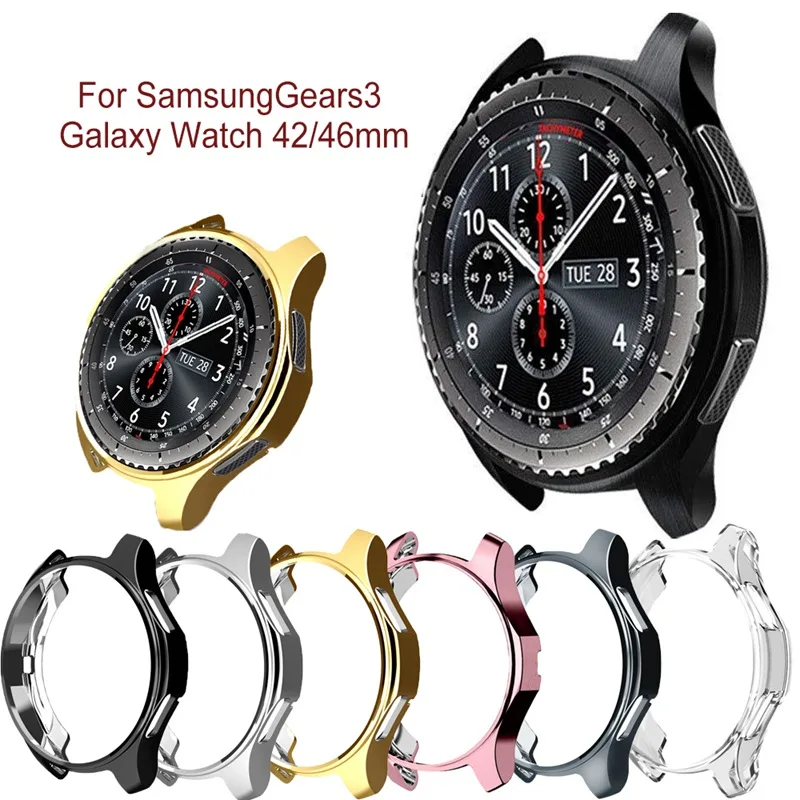 Покрытие ТПУ чехол для samsung Galaxy Watch 42 мм 0 3 ультра тонкий мягкий силиконовый