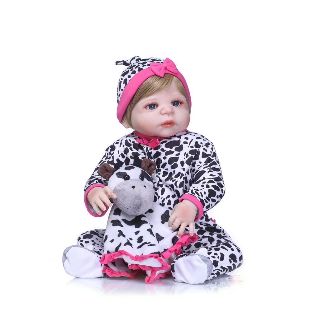 Реалистичные Силиконовые Reborn Baby Menina Alive 23 ''Новорожденные куклы полное