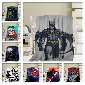 

New Arrival Custom Batman Blanket Sofa New Blanket Portable Soft Blanket Bed Plane Travel Adult Home Blanket