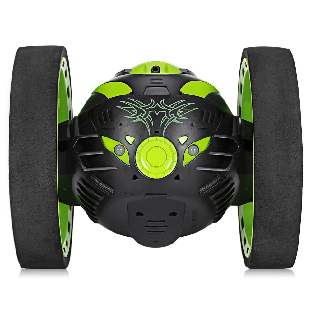 

SJ88 2.4GHz Remote Control Bounce Car with Flexible Wheels Rotation LED Light Remote Control Robot RC Car Toy Gifts for Boy