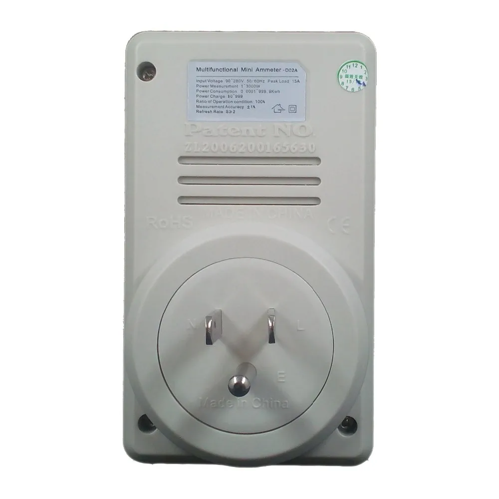 Цифровой, электрический счетчик энергии тестер Индикатор Voltag мощность энергия баланса счетчик экономии WF-D02A США plug 90~ 150 в