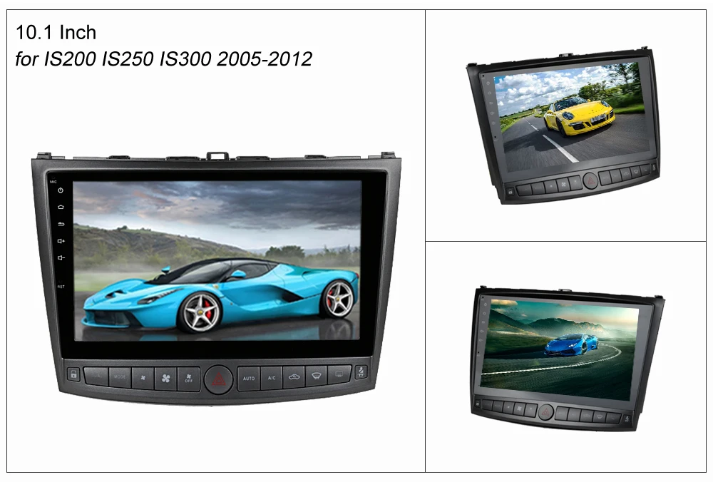 Sale SINOSMART 4 Core/8 Core CPU, 2G RAM Car GPS Navigation Player for Lexus IS200/IS250/IS300, RX270, RX200/RX330/RX350 1