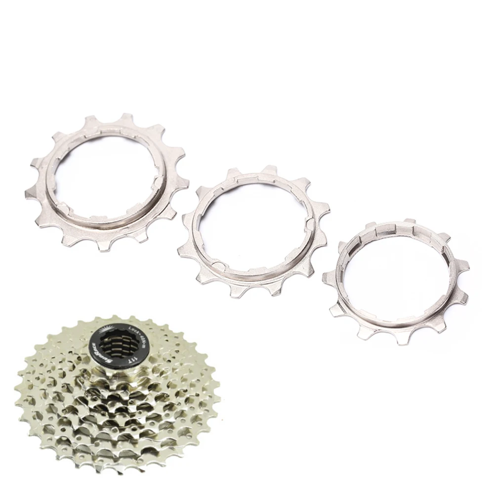 Hascrome material bicycle Cassette Cog Road Bike MTB 8 Speed 11T 12T