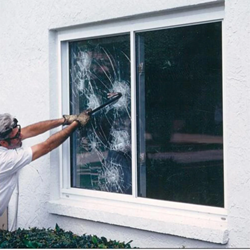 

High Strength Explosion-Proof Building Window Protector PET Window Safety Film 0.3MM/2 Layer 5FTX66FT/1.52X20M