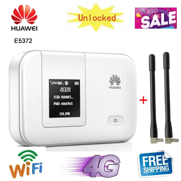 

Original unlocked HUAWEI E5372 E5372s-32 4G 150Mbps LTE MiFi Cat 4 Pocket Mobile WiFi Wireless Hotspot Router unlocked Original