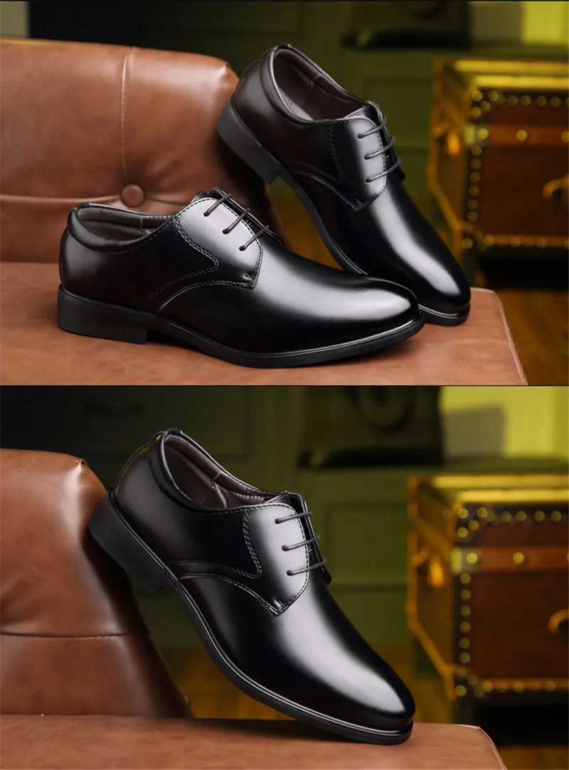Мужские модельные кожаные туфли в деловом стиле; элегантные мужские классические кожаные туфли в деловом стиле; Мужские модельные туфли с острым носком; вечерние и свадебные туфли