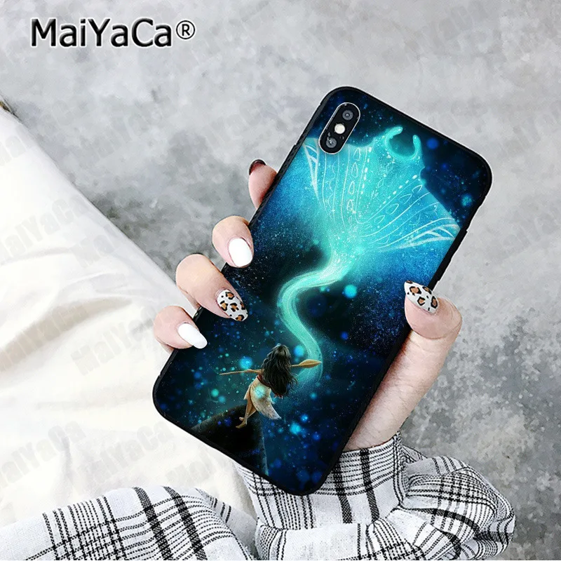 MaiYaCa Русалка Ариэль запутанный Рапунцель прозрачный протектор DIY чехол для телефона для Apple iphone 11 pro 8 7 66S Plus X XS MAX 5S SE XR - Цвет: A13