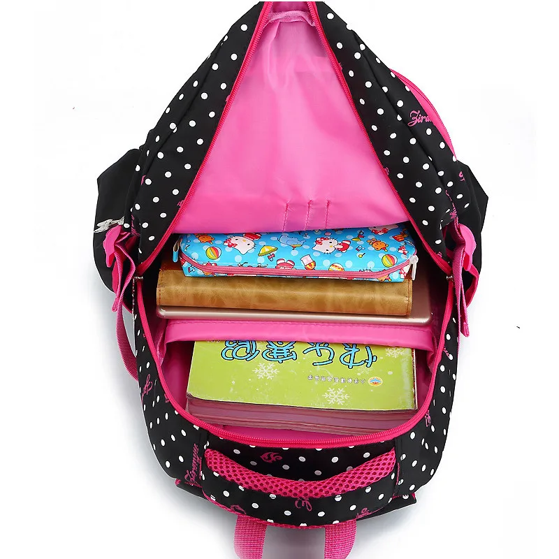Новейший рюкзак, школьный рюкзак из полиэстера, модные школьные сумки в горошек для девочек и мальчиков-подростков, высококачественные рюкзаки, детские сумки