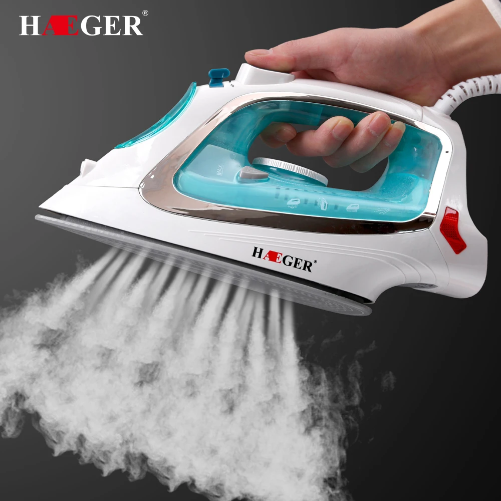 2400W Electric Steam Iron For Clothes laundry home appliances Adjustable Ceramic soleplate iron for ironing