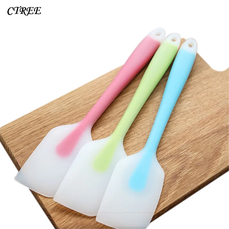 

CTREE Kitchen Silicone Cream Cake Spatula Food Grade Stick Butter Cooking Silicone Spatula Cookie Pastry Scraper Baking Tool C94