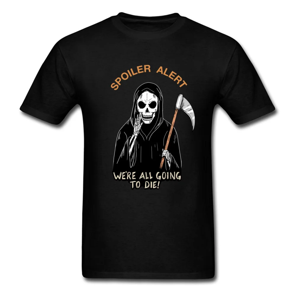 

Death Note T Shirt Spoiler Alert Bleach Sickle Men T-Shirt Hot Trendy Basic Apparel Clothing For Men Hiphop Geek Tshirt Online