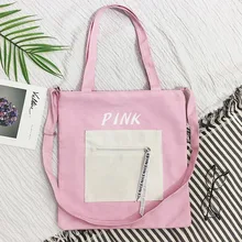 Новое поступление Горячая Мода женские холщовые сумки Простые повседневные сумки для покупок сумки через плечо