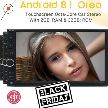 

Support GPS Navigation Bluetooth WIFI 4G 3G DVR OBD2 1080P No-dvd Player Double Din Car pc Stereo 7" Touch Screen Android 8.1