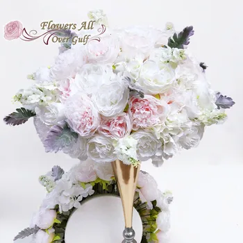 

3pcs/lot Artificial Flowers Ball for Wedding Decoration Fake flower Road Lead Table Centerpiece Home Decor 3D