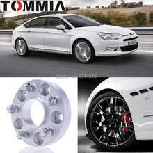 Подходит Citroen C5 2 шт. ступицы колеса Centric Распорки шин адаптеры для сим карт диски фланец 5x108 центральное отверстие мм 65,1 мм алюминий