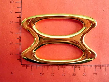 

1 5/8 inch DIY Zinc alloy Gold Tri glide buckle, metal slider, Tri glide button for dog collar backpack bag luggage accessory