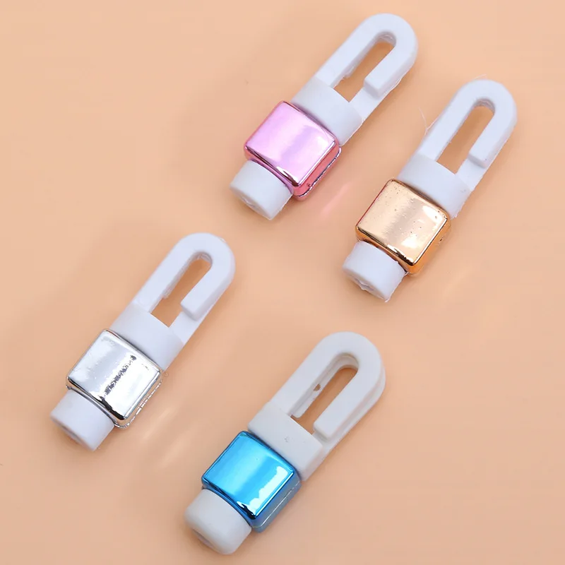 50pcs/lot Plating Earphone Cable Protector Colorful Earphones Headphone