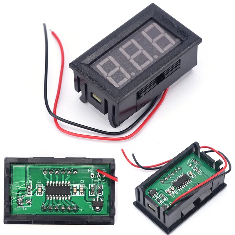 

High Quality And Inexpensive DC 0-30V Red Auto Car Mini Voltmeter Tester Digital Voltage Test Battery Hot Sell 1pcs