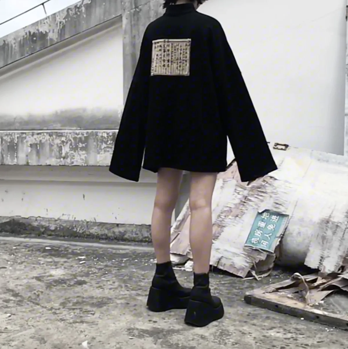 Свитшот женский флисовый с воротником стойкой и длинным рукавом|fleece pullover|women
