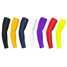 Силиконовые компрессионные нарукавники, летние охлаждающие нарукавники для татуировки, защита от ультрафиолетовых лучей, бейсбол баскетбол, длинные перчатки