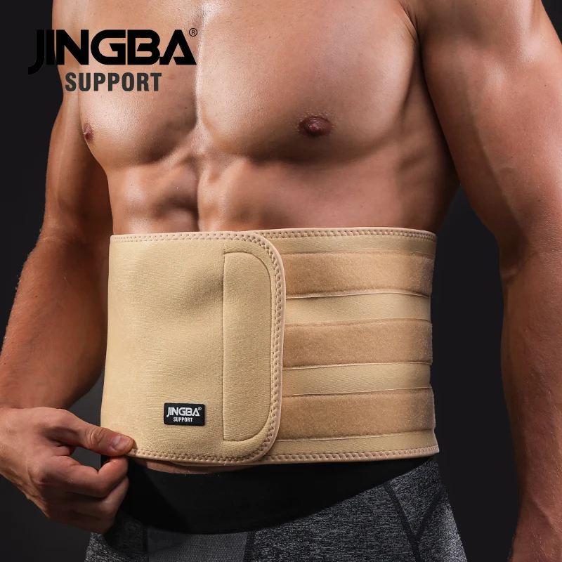 Поддержка JINGBA поддержка для талии триммер для талии тонкий пригонка брюшной пояс для похудения запотевающий в области талии спортивная Безопасность Защитное спортивное снаряжение