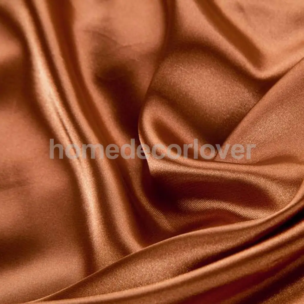 Smooth Satin Silky Bedding Duvet Cover Set-Pillowcase, Flat Sheet, Quilt Cover, California King Size, for 6 feet Bed 4 Piece/Set