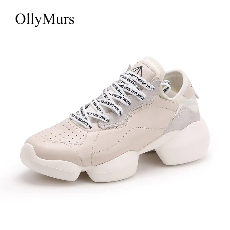 Повседневная обувь женские кроссовки на массивной платформе zapatos de mujer Новинка