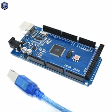 20 шт. TENSTAR РОБОТА Mega 2560 R3 Mega2560 REV3 Atmega2560-16au Коллегия Для arduino + USB Кабель