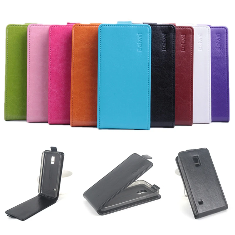 

9 Colors High Quality Leather Case For Samsung Galaxy S5 Mini G800 Flip Cover S5Mini F800F Cellphone Cases Phone Housing