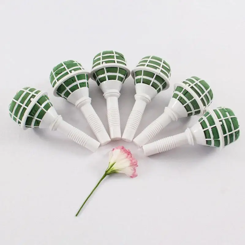 1Pcs Foam Bouquet Handle DIY Small Wedding Flower Holder Bridal Bride