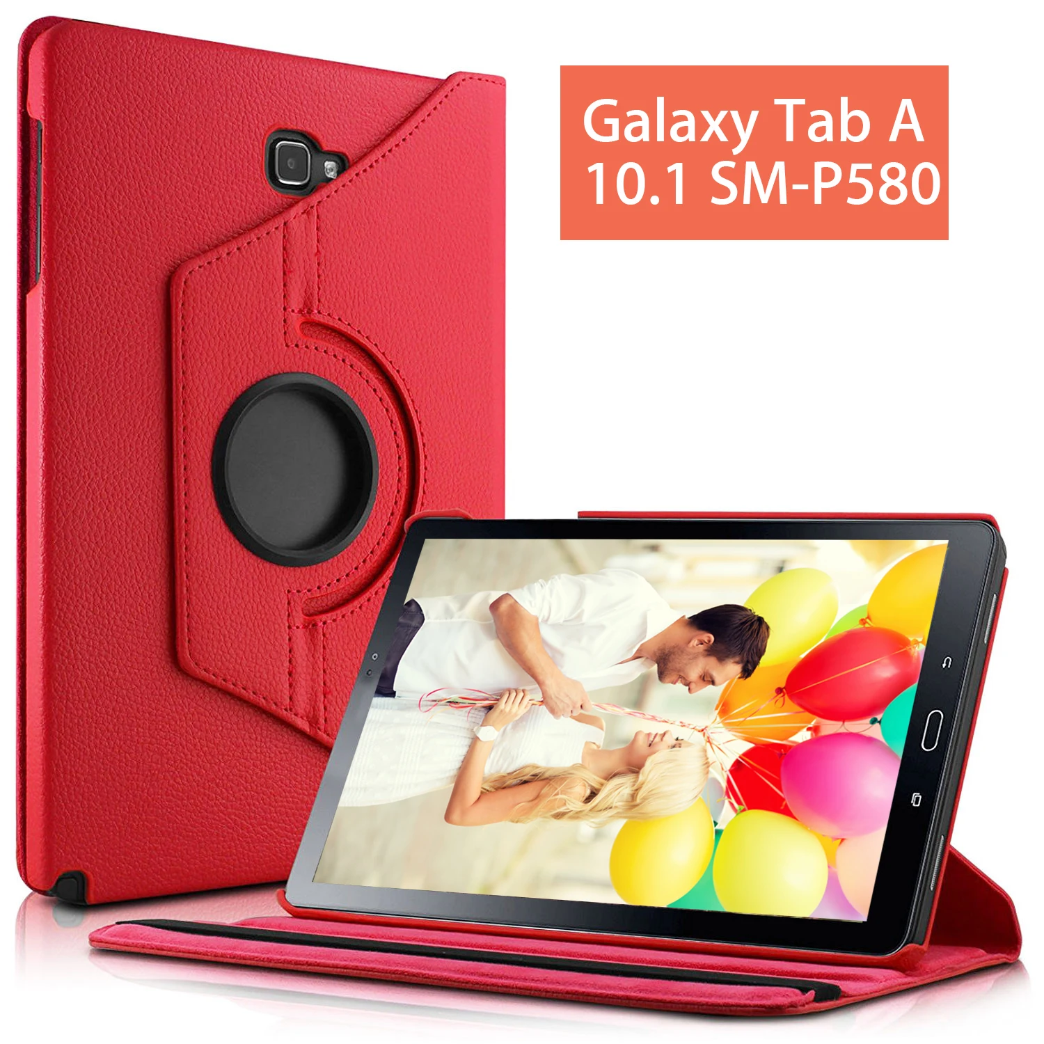 Cover for Samsung Galaxy Tab A 10.1 SM P580 P585 PU Leather Flip Smart