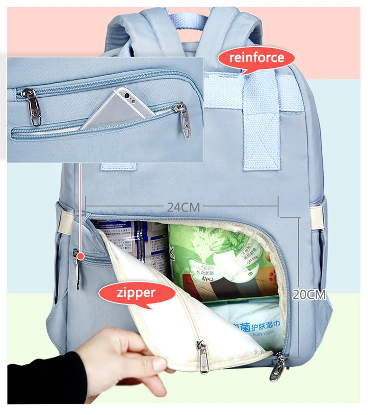 Кусочек Красного нейлоновая сумка для детских подгузников, дорожный рюкзак коляска для детских подгузников, смены мама органайзер для матерей влагоудерживающие сумки уход Термальность