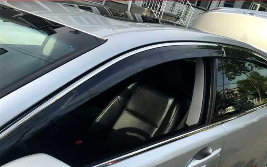 NEW! 4pcs Window Visor Deflector Rain Guard For Lexus ES ES250 ES300h