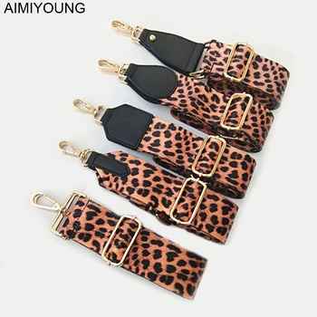 

AIMIYOUNG Leopard Bag Strap Handbag Belt Wide Shoulder Bag Strap Replacement Strap Accessory Bag Part Adjustable Belt For Bag