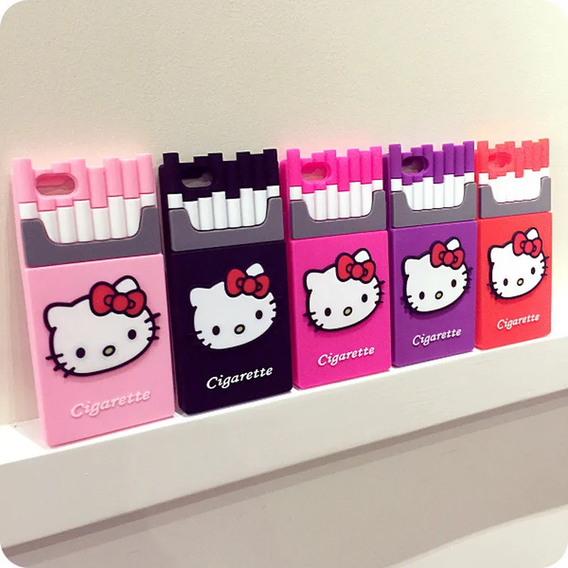 Cute Hello Kitty Case For iPhone SE 5 5s 6 6s Plus Soft TPU Pouch
