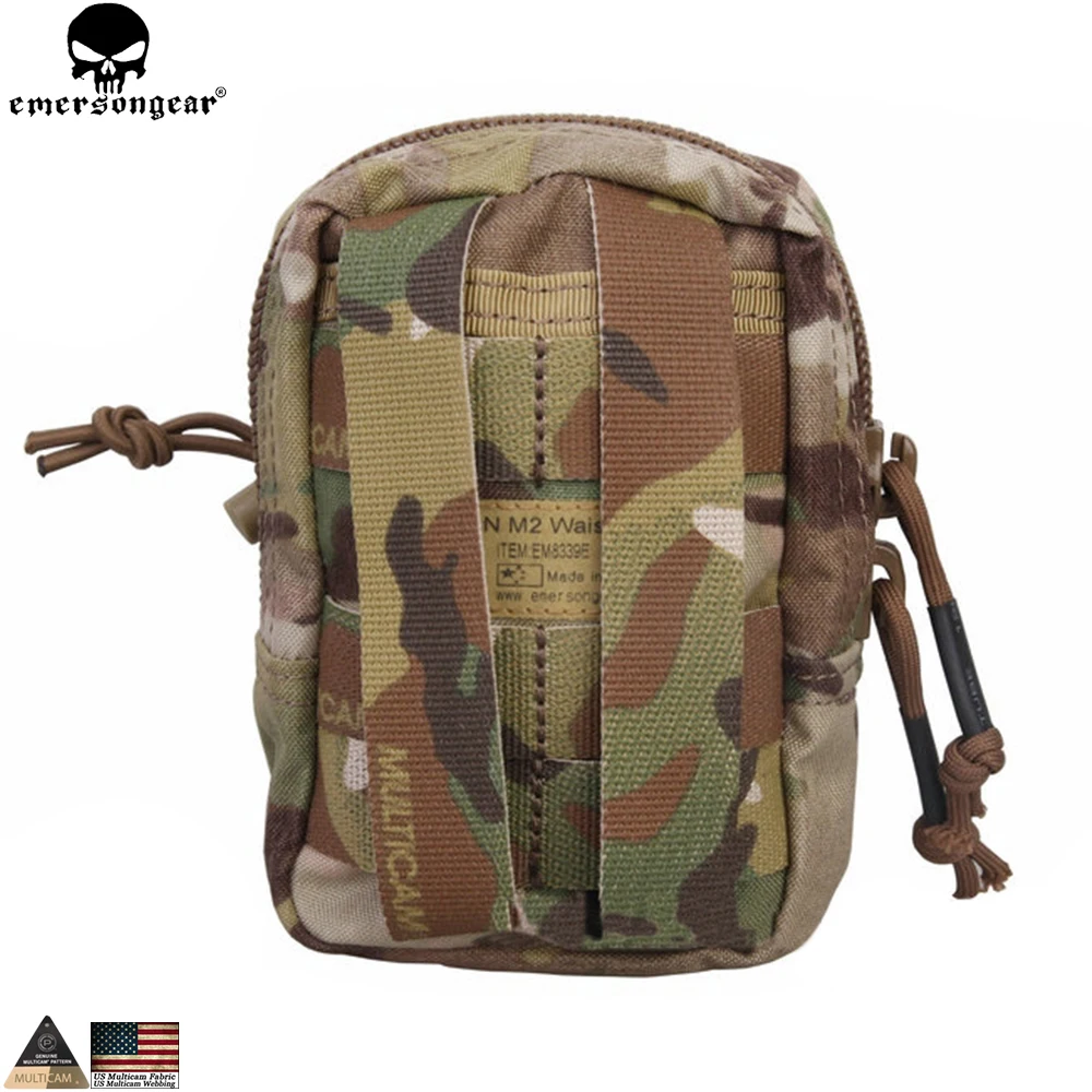 EMERSONGEAR M2 поясная сумка маленькая легкая Molle Охотничьи аксессуары черная