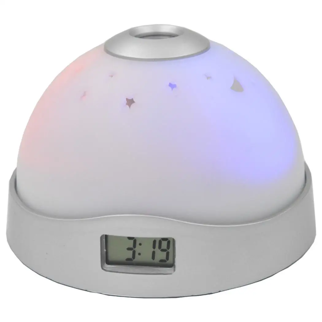 

Creative Alarm Clock Colorful Projection Luminous Electronics Clock Home, Offices, Bedrooms, Living rooms