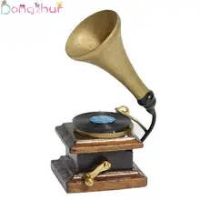 Кукольный домик Миниатюрный 1:12 мебель мини-аксессуар граммофон ретро-граммофон с записью Diy Миниатюрный Кукольный дом