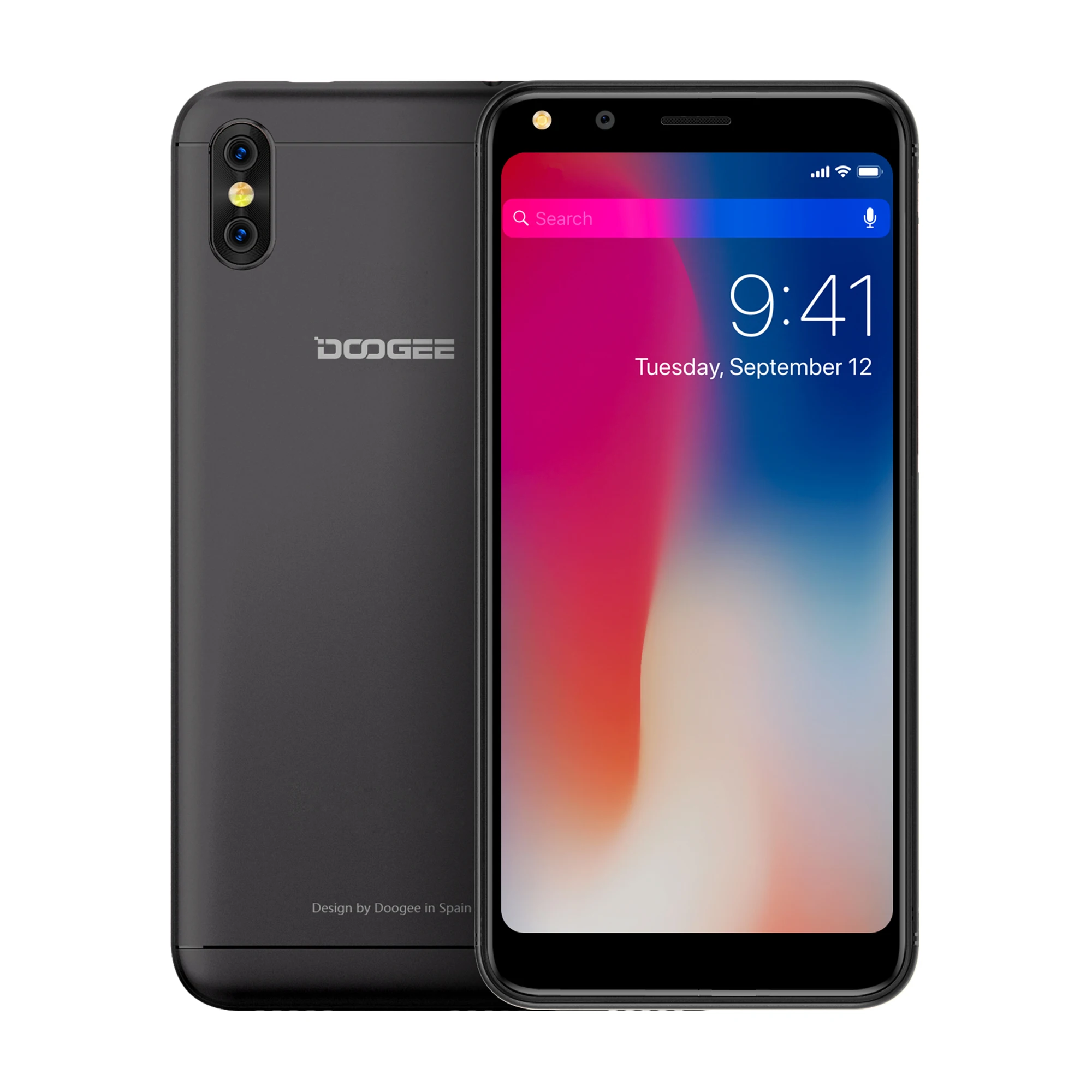 Doogee X53 смартфон MT6580M четырехъядерный мобильный телефон 5,3 дюймов 1 ram 16 rom Android 7,0 2200 мАч двойная 5 Мп настоящая камера 3g мобильный телефон