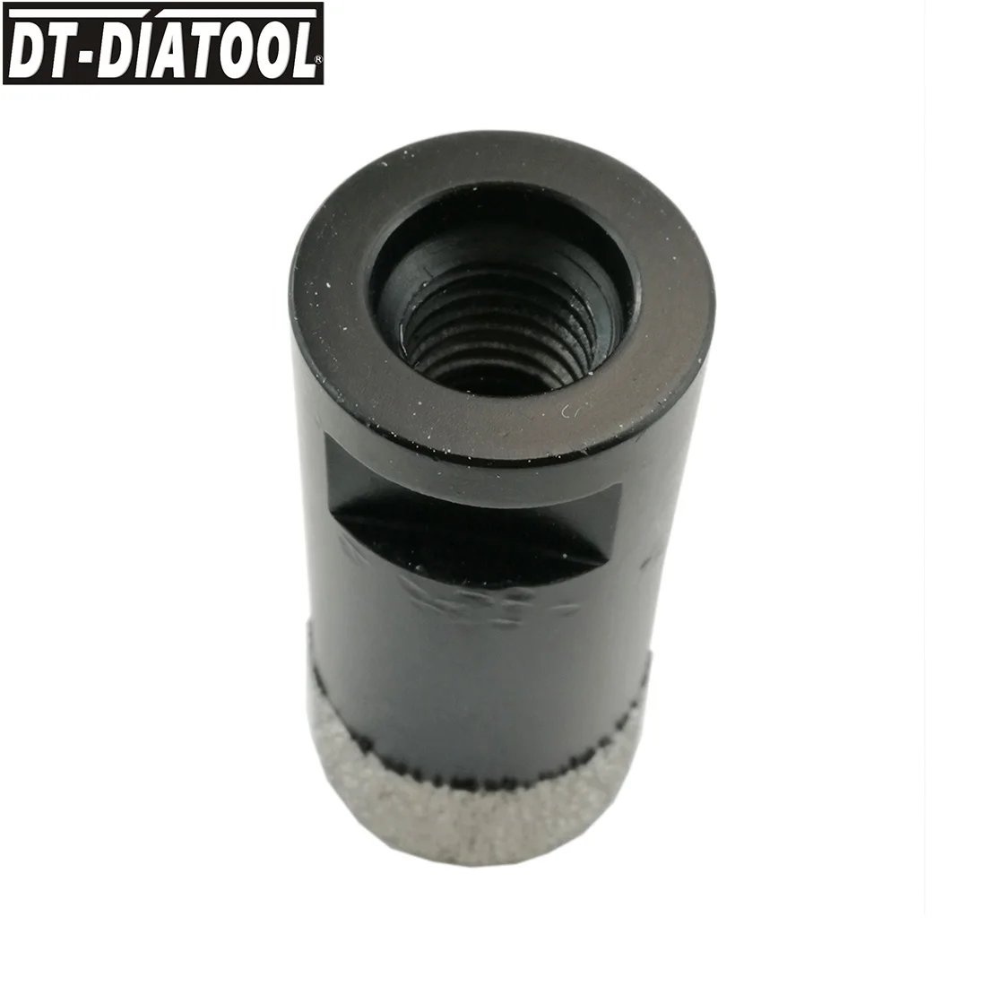 DT-DIATOOL 2pcs M14 thread Dia 28mm Vacuum Brazed Diamond Drill Core Bits Dry for Drilling Ceramic Tile Granite Hole Saw 1-1/8"