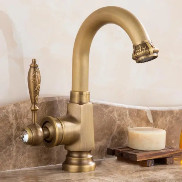 brass kitchen sink faucet single hole new arrival antique carved kitchen faucet europe style brass kitchen sink hot and cold brass kitchen sink faucet single hole new arrival antique carved kitchen faucet europe style brass kitchen sink hot and cold
