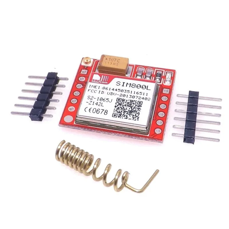 

Thinary Electronic Smallest SIM800L GPRS GSM Module MicroSIM Card Core BOard Quad-band TTL Serial Port