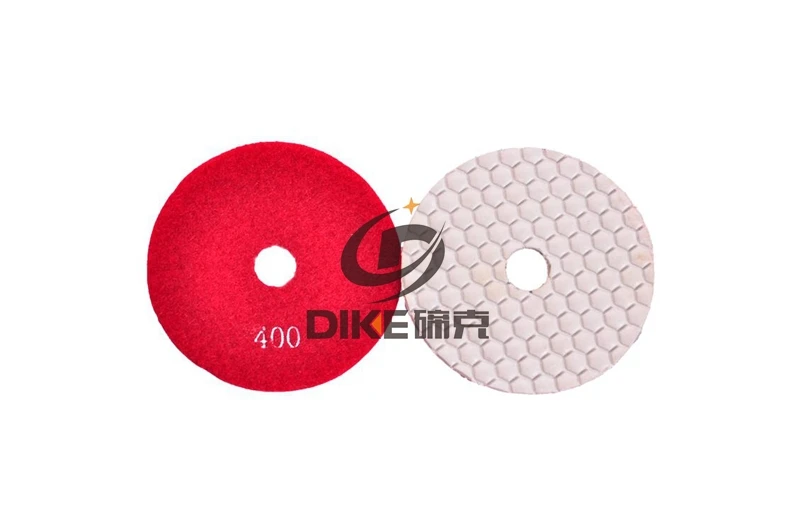 

400# 4"(100mm) granite diamond dry polishing pads,with premium quality and competitive price