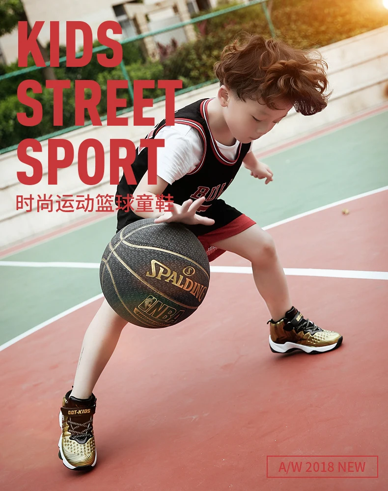 Новые детские спортивные, баскетбольные детская обувь воздуха оригинальный Enfant подушка для мальчиков обувь мальчик дышащие Джеймс
