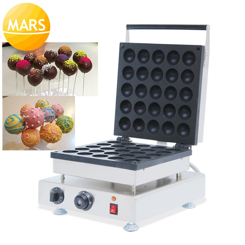 Commercial Cake Pop Maker; Electric Waffle Baking Machine To Make Cake