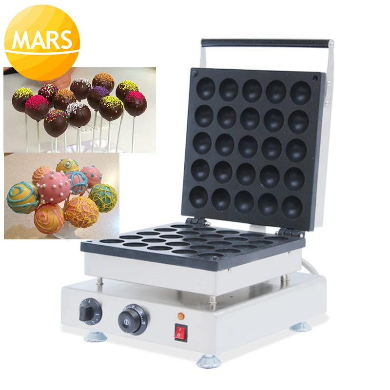 artillerie som ego Commercial Cake Pop Maker; Electric Waffle Baking Machine to Make Cake Pops;  lollipop maker; Lollipop waffle machine Iron Plate|Waffle Makers| -  AliExpress