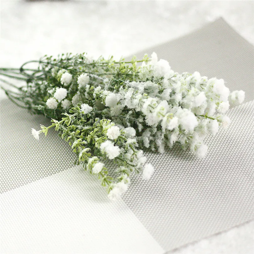 DIY Artificial Flower Branch Baby's Breath Flower Gypsophila Fake Silicone Plant For Wedding Home Party Decorations #3d11 (3)