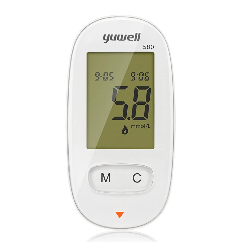 Глюкометр для диабетиков YUWELL580 глюкометр измерения уровня сахара в крови